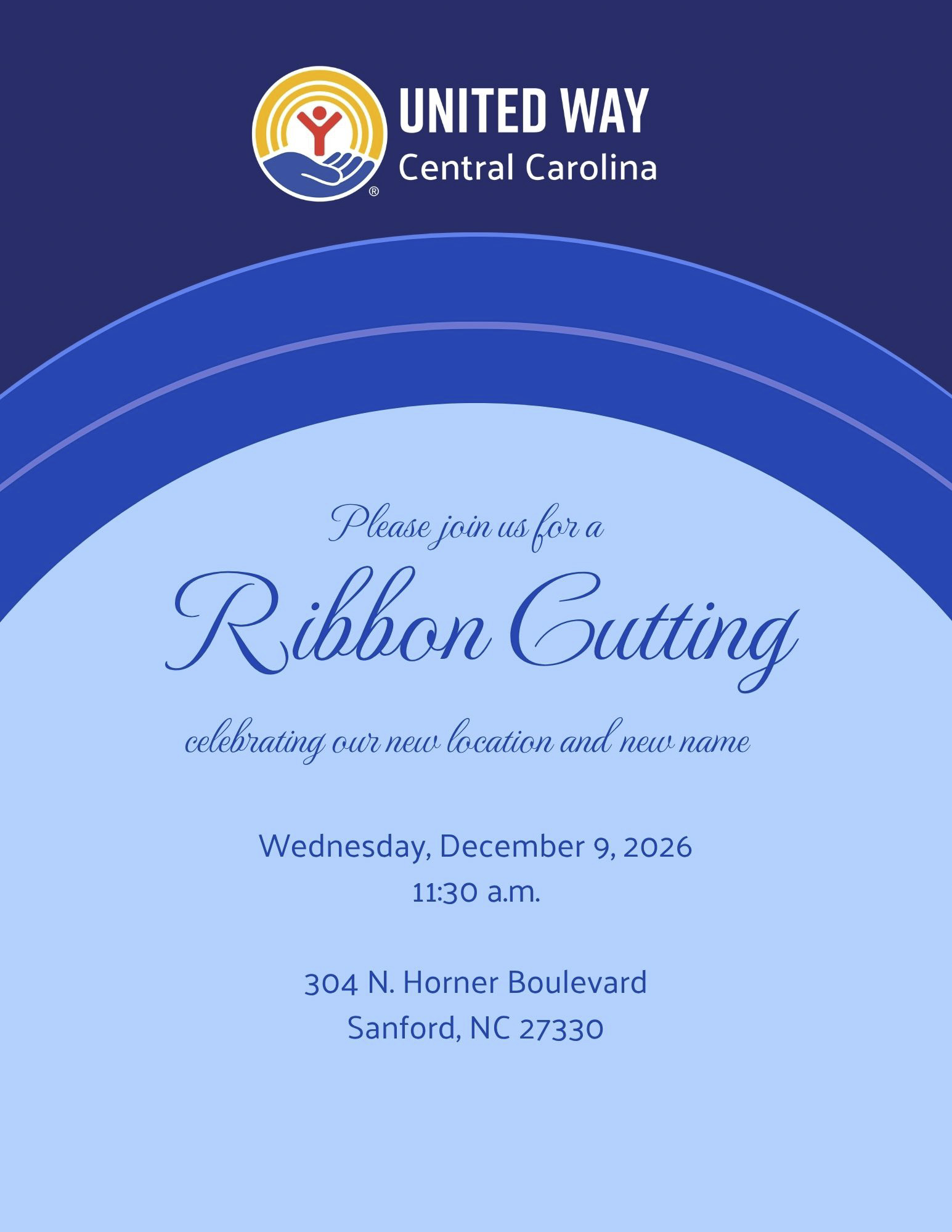 Ribbon Cutting Invitation